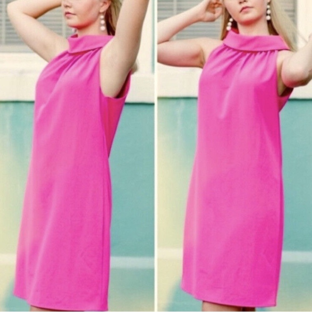 Sail to Sable Hot Pink Shift Dress